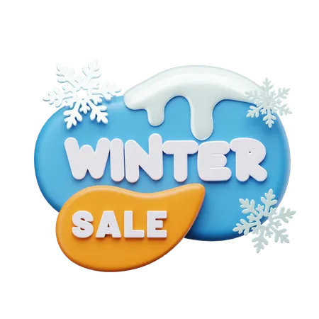 Winter Sale  3D Icon