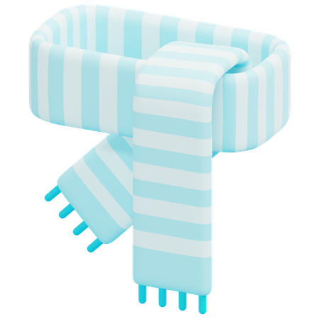 Winter Scarf  3D Icon