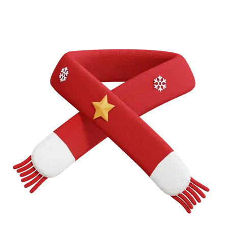 Winter Scarf  3D Icon