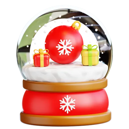 Winter-Schneekugeln  3D Icon