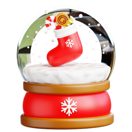 Winter-Schneekugeln  3D Icon