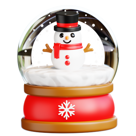 Winter-Schneekugeln  3D Icon