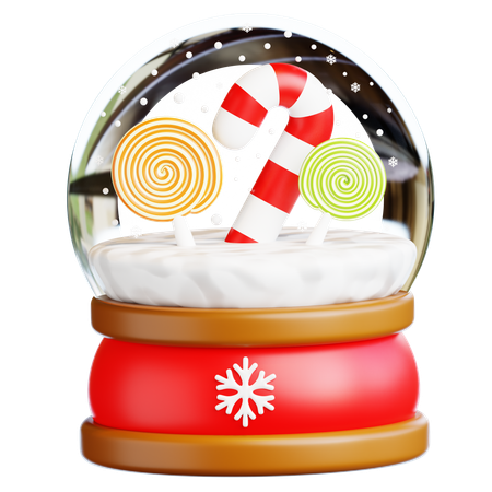 Winter-Schneekugeln  3D Icon