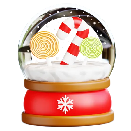 Winter-Schneekugeln  3D Icon