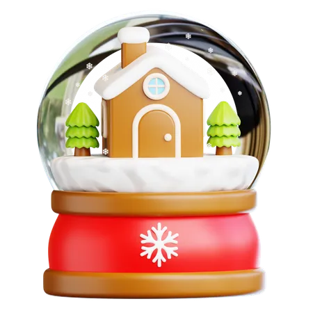 Winter-Schneekugeln  3D Icon