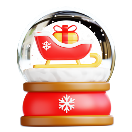 Winter-Schneekugeln  3D Icon