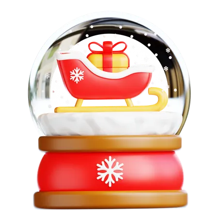 Winter-Schneekugeln  3D Icon