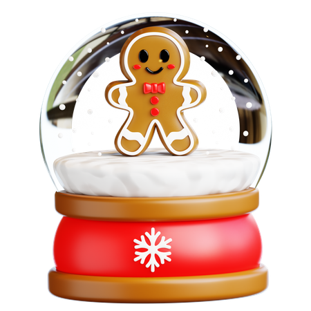 Winter-Schneekugeln  3D Icon