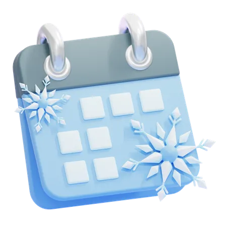 Winter Season  3D Icon