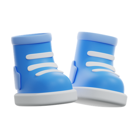 Winter Shoes  3D Icon