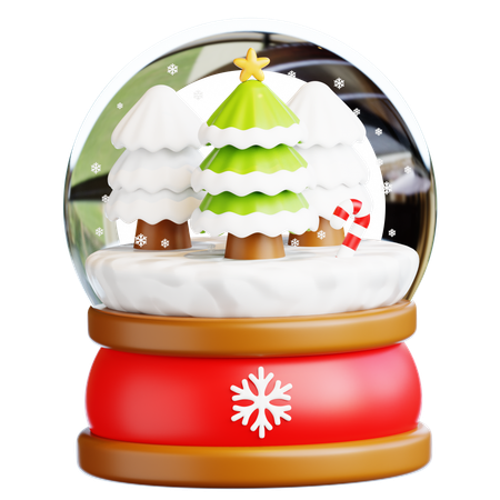 Winter Snow Globes  3D Icon