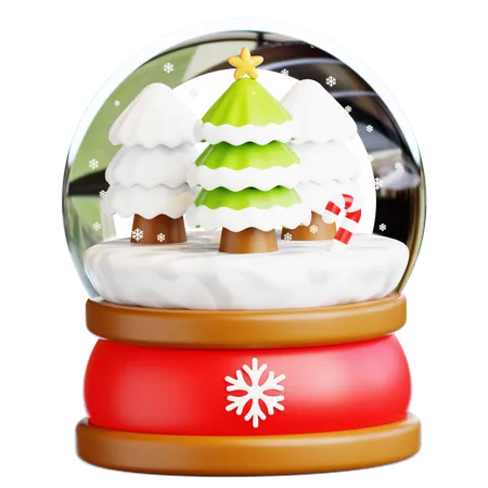 Winter Snow Globes  3D Icon