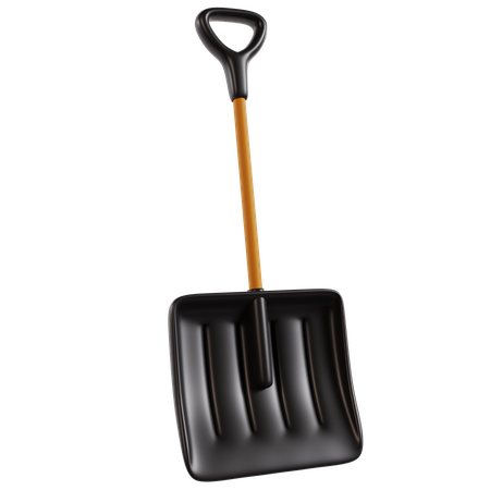 Winter Snow Shovel  3D Icon