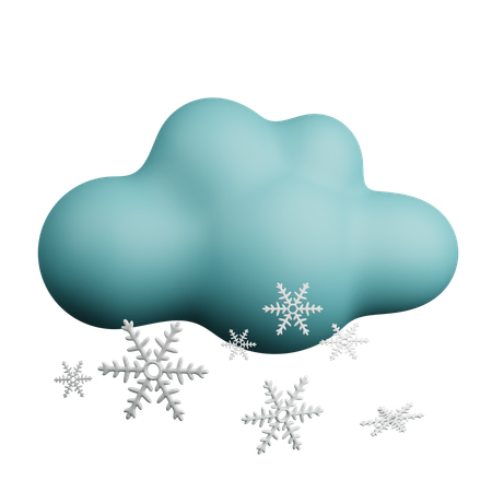 Winter Snowfall  3D Icon