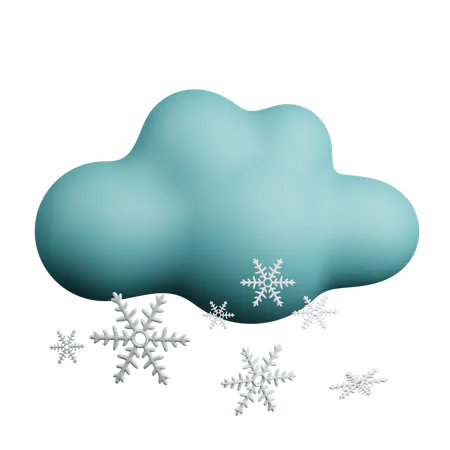 Winter Snowfall  3D Icon