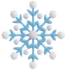 Winter Snowflake Crystal Design