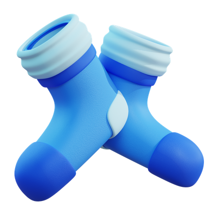 Winter Sock  3D Icon