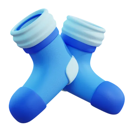Winter Sock  3D Icon