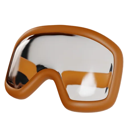 Winter Sports Goggles  3D Icon