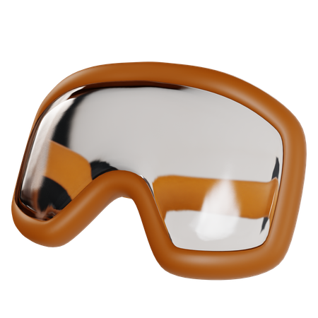 Winter Sports Goggles  3D Icon