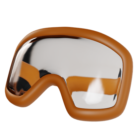 Winter Sports Goggles  3D Icon