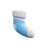 3d winter sock logo