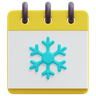 3d winter time emoji