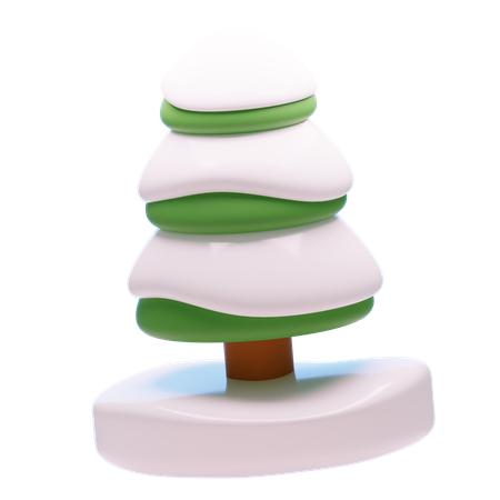 WINTER TREE  3D Icon