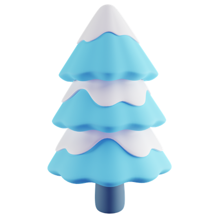 Winter Tree  3D Icon