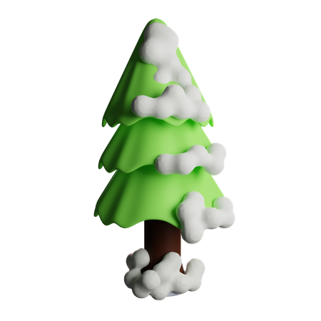 Winter Tree  3D Icon