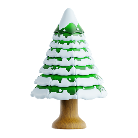 Winter Tree  3D Icon