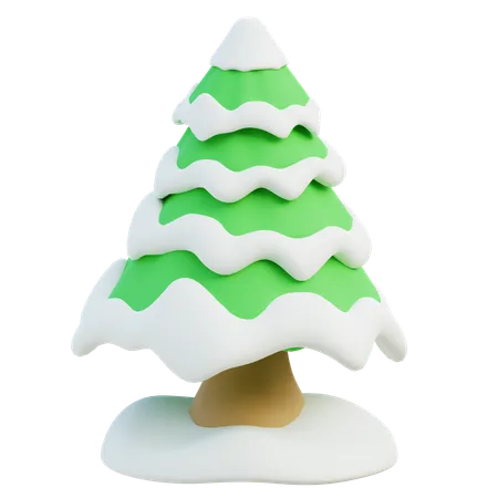 Winter Tree  3D Icon