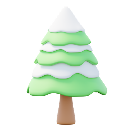 Winter Tree 3D Icon