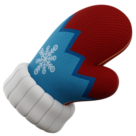 Winterhandschuh  3D Icon