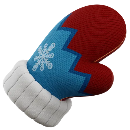 Winterhandschuh  3D Icon