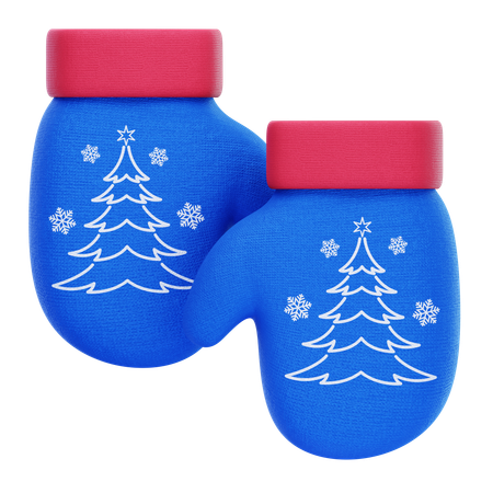 Winterhandschuhe  3D Icon