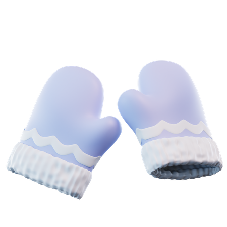 Winterhandschuhe  3D Icon