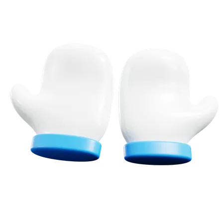 Winterhandschuhe  3D Icon