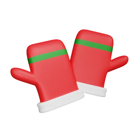 Winterhandschuhe  3D Icon