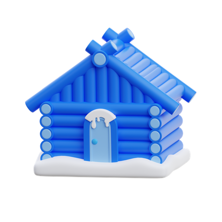 Winterhaus  3D Icon