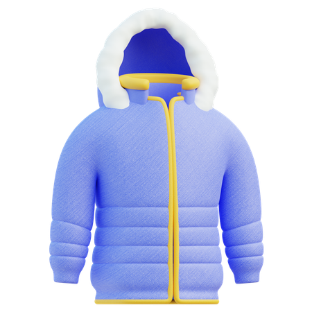 Winterjacke  3D Icon