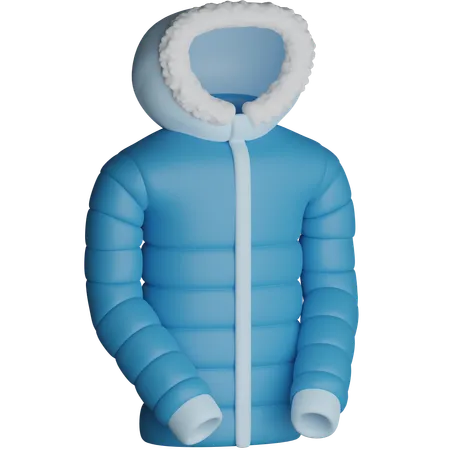 Winterjacke  3D Icon