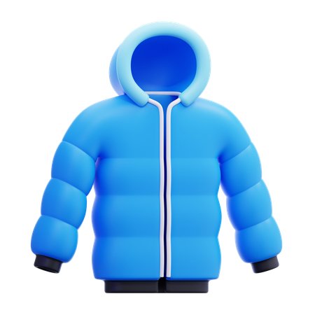 Winterjacke  3D Icon