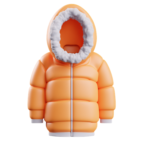 Winterjacke  3D Icon