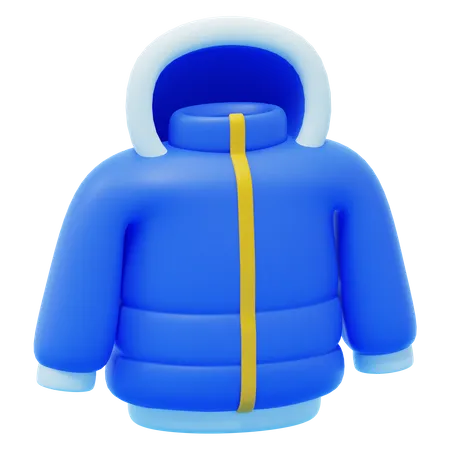 Winterjacke  3D Icon