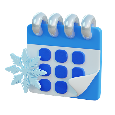 Winterkalender  3D Icon