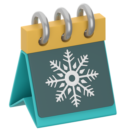 Winterkalender  3D Icon