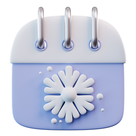 Winterkalender  3D Icon