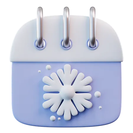 Winterkalender  3D Icon