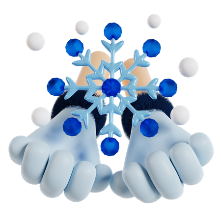 Winter’s Magical Touch  3D Icon